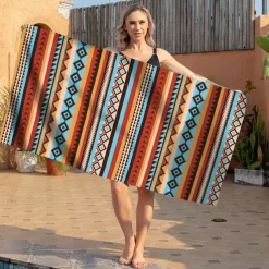 Microfiber Sand Free Beach Towel Quick Dry Super Absorbent Large Towels Blanket for Travel Pool Swimming Bath Camping Yoga Girls Women Men Adults