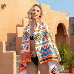 Microfiber Sand Free Beach Towel Quick Dry Super Absorbent Large Towels Blanket for Travel Pool Swimming Bath Camping Yoga Girls Women Men Adults