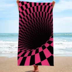 Microfiber Sand Free Beach Towel Quick Dry Super Absorbent Large Towels Blanket for Travel Pool Swimming Bath Camping Yoga Girls Women Men Adults