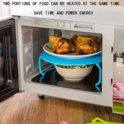 Microwave Oven Rack, Refrigerator Food Rack, Food Rack, Microwave Oven Tray, Food Tray, Refrigerator Food Tray, Multi-functional Kitchen Shelf, Dish Tray