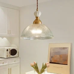 Mid-Century Modern Simple Glass Island Design Pendant Light Bowl-Shaped Lampshade 85-265V