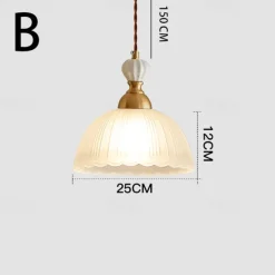 Mid-Century Modern Simple Glass Island Design Pendant Light Bowl-Shaped Lampshade 85-265V