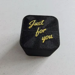 Middle Finger in Box for Adults Prank Gifts, 3D Printed Middle Finger in a Surprise Prank Pop up Gift Box, Annoying Gift Box with a Middle Finger Black Ring Box