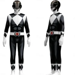 Mighty Morphin Power Rangers Tommy Oliver Cosplay Costume Jumpsuit Cosplay Movie Cosplay for Men's Women's Boys Kid's Adults' Carnival Masquerade Event / Party Masquerade