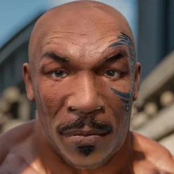 Mike Tyson Halloween Mask Full Head Carnival Mask Funny Costume Adults' Men's Halloween Carnival Easy Halloween Costumes Dress Up