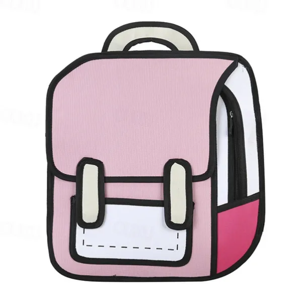 Mini Backpack Student 3D Backpack Fashion Two-Dimensional Teenager Boys Girls Trend Backpack For School Opens, Back to School Gift