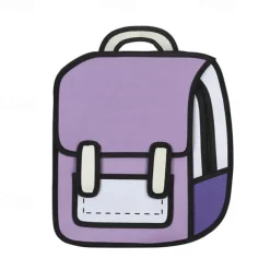 Mini Backpack Student 3D Backpack Fashion Two-Dimensional Teenager Boys Girls Trend Backpack For School Opens, Back to School Gift