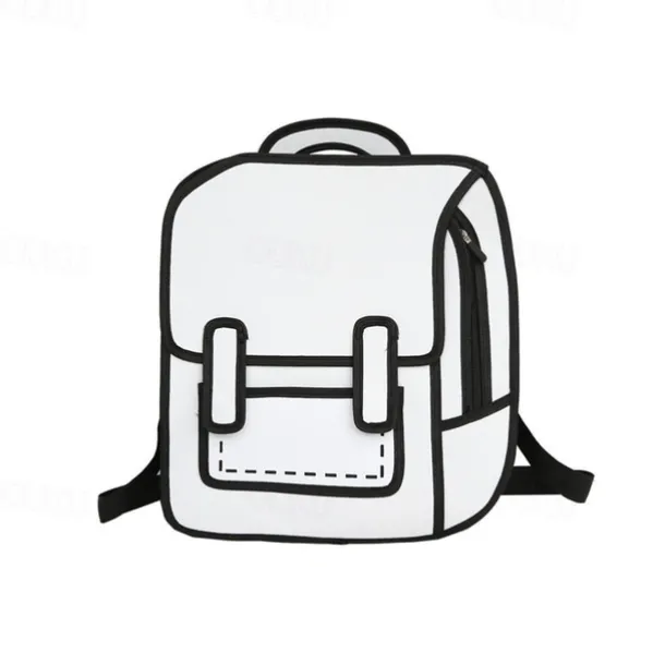 Mini Backpack Student 3D Backpack Fashion Two-Dimensional Teenager Boys Girls Trend Backpack For School Opens, Back to School Gift