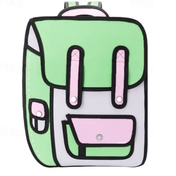 Mini Backpack Student 3D Backpack Fashion Two-Dimensional Teenager Boys Girls Trend Backpack For School Opens, Back to School Gift