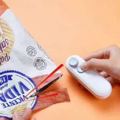 Mini Bag Sealer Sealing Machine 2 in 1 Heat Sealer and Cutter for Plastic Bags New