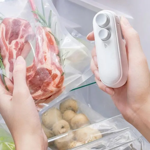 Mini Bag Sealer Sealing Machine 2 in 1 Heat Sealer and Cutter for Plastic Bags New