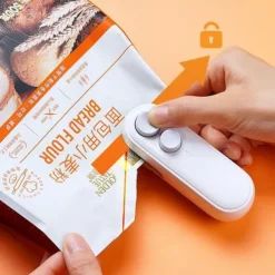 Mini Bag Sealer Sealing Machine 2 in 1 Heat Sealer and Cutter for Plastic Bags New