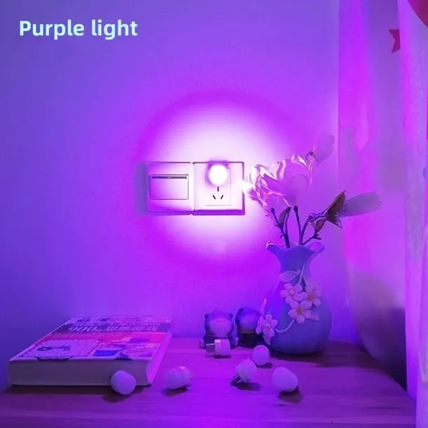 Mini Colorful Night Lights USB Plug Lamp 5V 1W Super Bright Eye Protection Book Light Computer Mobile Power Charging USB Small LED Night Light