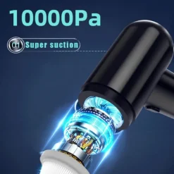 Mini Cordless Vacuum Cleaner Rechargeable Wireless Vacum Cleaner For Students Home Car Office Dual-use USB Handheld Dry Wet Strong Suction