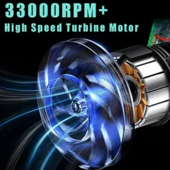 Mini Cordless Vacuum Cleaner Rechargeable Wireless Vacum Cleaner For Students Home Car Office Dual-use USB Handheld Dry Wet Strong Suction