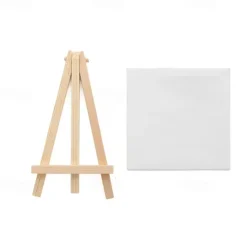 mini easel drawing board set 23 sets of children's beginners acrylic oil paint desktop wooden tripod