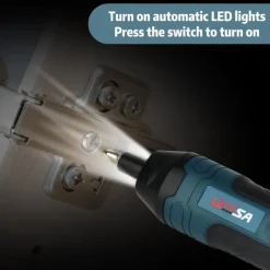 Mini Electric Screwdriver 3.6 V Electric Screwdriver Set with LED 20/105 Pieces Cordless Screwdriver Set 4 Speeds 5 Nm and 2.5 Nm