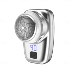 Mini Electric Shaver Men's Portable Electric Shaver Washable Beard Trimmer USB Rechargeable Men's Razor Face Full Body Shave