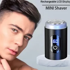 Mini Electric Travel Shaver for Men Pocket Size Rechargeable Portable Painless Cordless Trimmer Knive Face Beard Razor