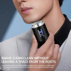 Mini Electric Travel Shaver for Men Pocket Size Rechargeable Portable Painless Cordless Trimmer Knive Face Beard Razor
