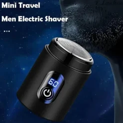 Mini Electric Travel Shaver for Men Pocket Size Rechargeable Portable Painless Cordless Trimmer Knive Face Beard Razor