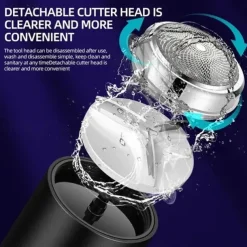 Mini Electric Travel Shaver for Men Pocket Size Rechargeable Portable Painless Cordless Trimmer Knive Face Beard Razor