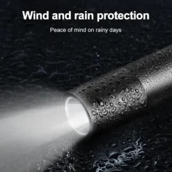 Mini Flashlight USB Rechargeable LED Flashlight Waterproof Telescopic Powerful Torch Lamp Outdoor Zoom Portable Torch