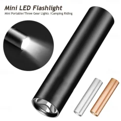 Mini Flashlight USB Rechargeable LED Flashlight Waterproof Telescopic Powerful Torch Lamp Outdoor Zoom Portable Torch