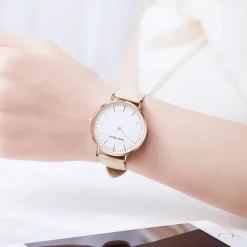 MINI FOCUS Women Quartz Watch Wrist Watch Creative Large Dial Waterproof Business Waterproof Leather Watch