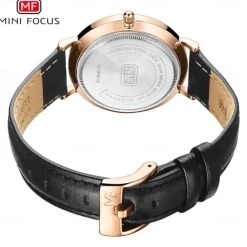 MINI FOCUS Women Quartz Watch Wrist Watch Creative Large Dial Waterproof Business Waterproof Leather Watch