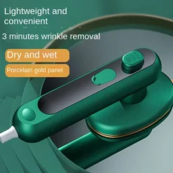 Mini Garment Steamer Handheld Portable Iron Steamer for Clothes Wet Dry Ironing Machine For Home Travel Steam Generator