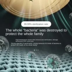 Mini Garment Steamer Handheld Portable Iron Steamer for Clothes Wet Dry Ironing Machine For Home Travel Steam Generator