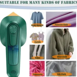 Mini Garment Steamer Portable Handheld Steam Iron Heat Press Machine Home Travelling For Clothes Ironing Wet Dry Ironing Machine