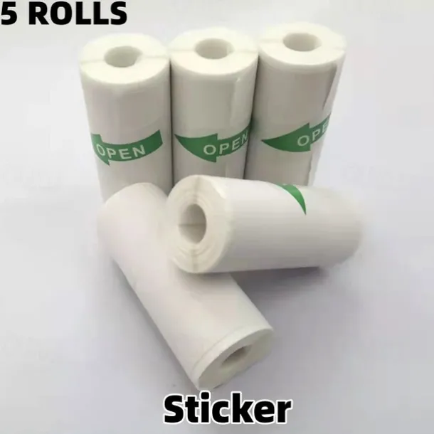 Mini Pocket Printer Bluetooth Photo Picture HD Label Student Thermal Paper Student Wrong Question Mini Portable Printer For Learning