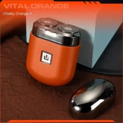 Mini Portable Electric Shaver Full Body Wash Double Blade Head Usb Rechargeable Shaver