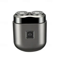 Mini Portable Electric Shaver Full Body Wash Double Blade Head Usb Rechargeable Shaver