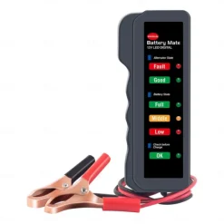 Mini Portable 12V Car Battery Tester Digital Alternator Tester 6 LED Lights Display Car Diagnostic Tool Auto Battery Tester