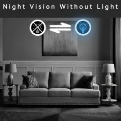 Mini Security Camera Real-Time Monitoring Infrared Night Vision Motion Detection Easy Install Indoor Nanny & Pet Camera