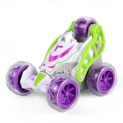 Mini Stunt Dump Car Charging Spray Remote Control Car Children's Toy Car Light 360 Rollover Car