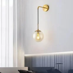 Mini Style Nordic Style Wall Lamps Wall Sconces Bedroom Shops / Cafes Glass Wall Light IP20 220-240V 4 W