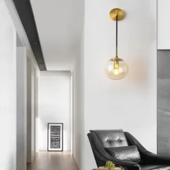 Mini Style Nordic Style Wall Lamps Wall Sconces Bedroom Shops / Cafes Glass Wall Light IP20 220-240V 4 W