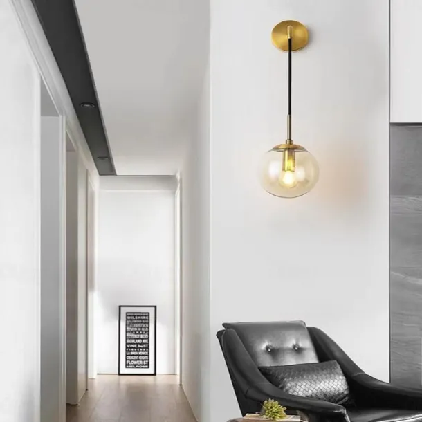 Mini Style Nordic Style Wall Lamps Wall Sconces Bedroom Shops / Cafes Glass Wall Light IP20 220-240V 4 W