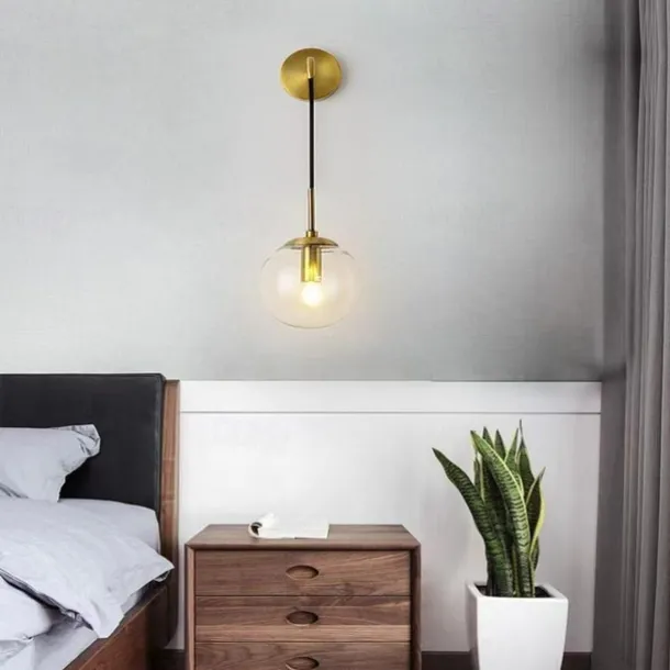 Mini Style Nordic Style Wall Lamps Wall Sconces Bedroom Shops / Cafes Glass Wall Light IP20 220-240V 4 W