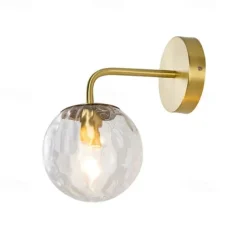 Mini Style Wall Sconce Glass Indoor Wall Lamps for Bedroom Cafes Shops IP20 220-240V Nordic Design