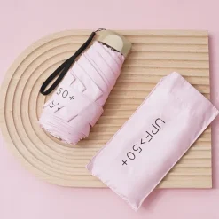 Mini Sun Umbrella Anti UV Parasol Portable Lightweight Women Men Sunshade Umbrella for Waterproof Travel Umbrellas