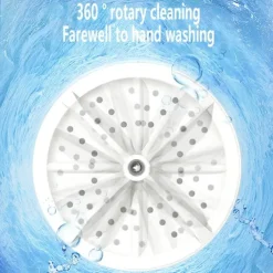 Mini Washing Machine USB Rotating Turbine Portable Washing Machine Socks Underwear Washing Machine