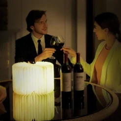 Mini Wooden Book Lamp - Folding LED Mood Light, USB Rechargeable Table Lamp for Home Decor