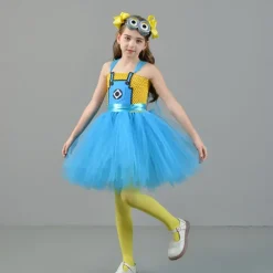 Minion Halloween Costume Tutu Dress Up Kid's Girls' Children's Day New Year Party Easy Halloween Costumes Dress Up