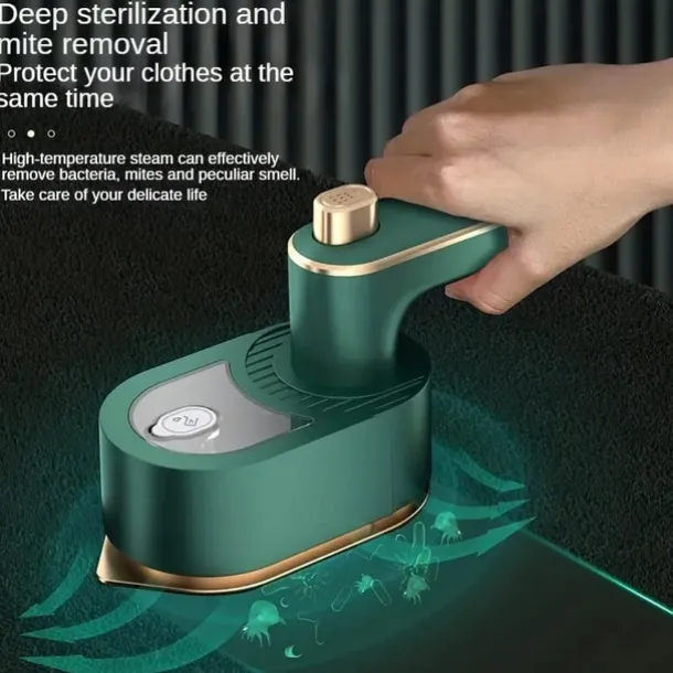 Mist Garment Steamer Mini Clothes Fabric Steam Iron Travel Portable Electric Dry Wet Fordable Patches Hanging Ironing Machine