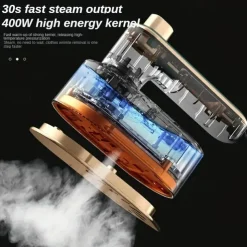 Mist Garment Steamer Mini Clothes Fabric Steam Iron Travel Portable Electric Dry Wet Fordable Patches Hanging Ironing Machine